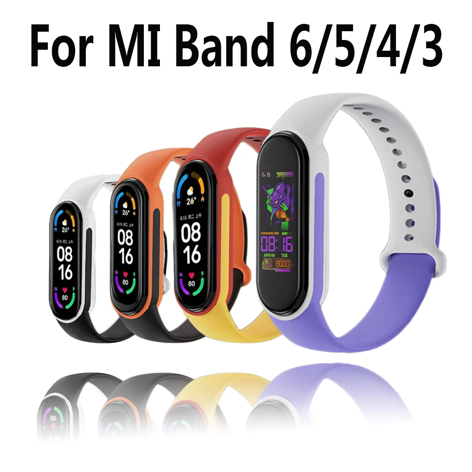 Suitable for Xiaomi Mi Band 6 /5 /4/ 3 Watch Silicone Color Matching Color Strap Accessories Fashion Mi Band Bracelet
Suitable for Xiaomi Mi Band 6 /5 /4/ 3 Watch Silicone Color Matching Color Strap Accessories Fashion Mi Band Bracelet