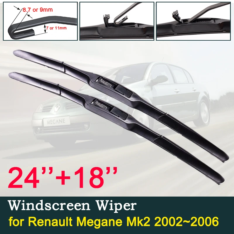 for Renault Megane Mk2 2002~2006 2003 2004 2005 Front Window Windscreen Windshield Wipers Car Wiper Blade Car Accessories
for Renault Megane Mk2 2002~2006 2003 2004 2005 Front Window Windscreen Windshield Wipers Car Wiper Blade Car Accessories