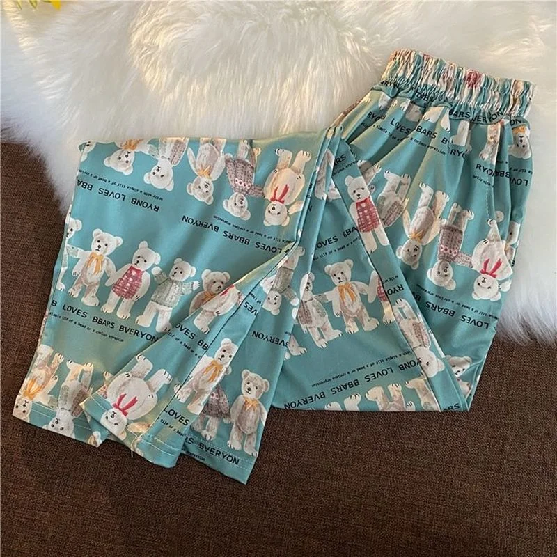 Vintage Green Bears Printed Hip Hop Sweatpants Women Wide Leg Pants Kawaii Teens Girls Bottom Clothes 2021 Autumn New Fashion
Vintage Green Bears Printed Hip Hop Sweatpants Women Wide Leg Pants Kawaii Teens Girls Bottom Clothes 2021 Autumn New Fashion