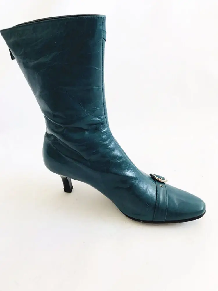Women's Leather Shoes Round Head Stiletto Thin Velvet Retro Tube Boots Spring And Autumn Wild Mother Shoes
Women's Leather Shoes Round Head Stiletto Thin Velvet Retro Tube Boots Spring And Autumn Wild Mother Shoes