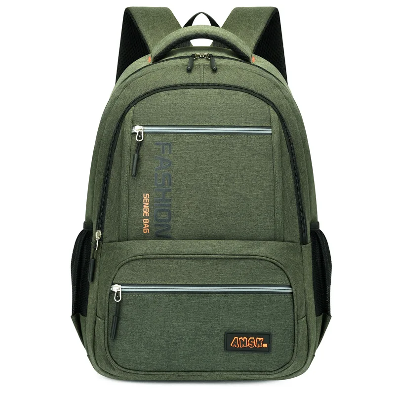 Nylon Men Backpacks School Bag for Boys Teen Student Back Pack Green Large Capacity
Nylon Men Backpacks School Bag for Boys Teen Student Back Pack Green Large Capacity