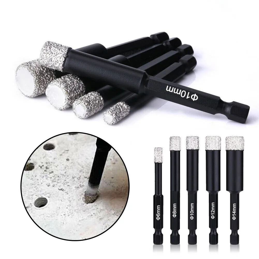 6/8/10/12/14mm Diamond Dry Drill Bits Hole Saw Cutter For Marble Ceramic Tile Diamond Dry Drill Bits Hole Saw Cutter
6/8/10/12/14mm Diamond Dry Drill Bits Hole Saw Cutter For Marble Ceramic Tile Diamond Dry Drill Bits Hole Saw Cutter