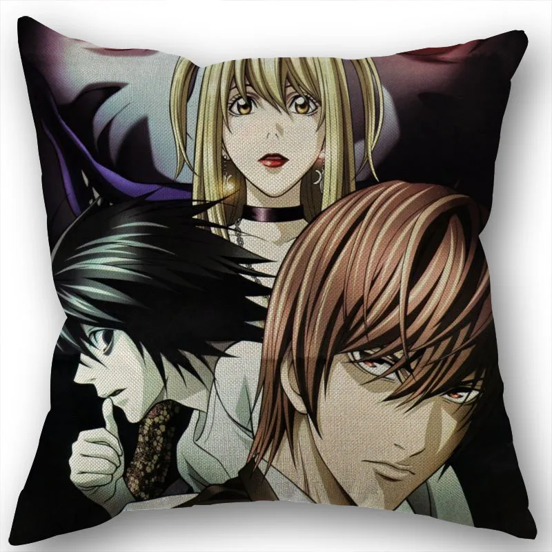 Death Note Pillowcase Cotton Linen Fabric Square Zippered Pillow Cover For Office Family Decoration 45X45cm Eco-Friendly 12.10
Death Note Pillowcase Cotton Linen Fabric Square Zippered Pillow Cover For Office Family Decoration 45X45cm Eco-Friendly 12.10