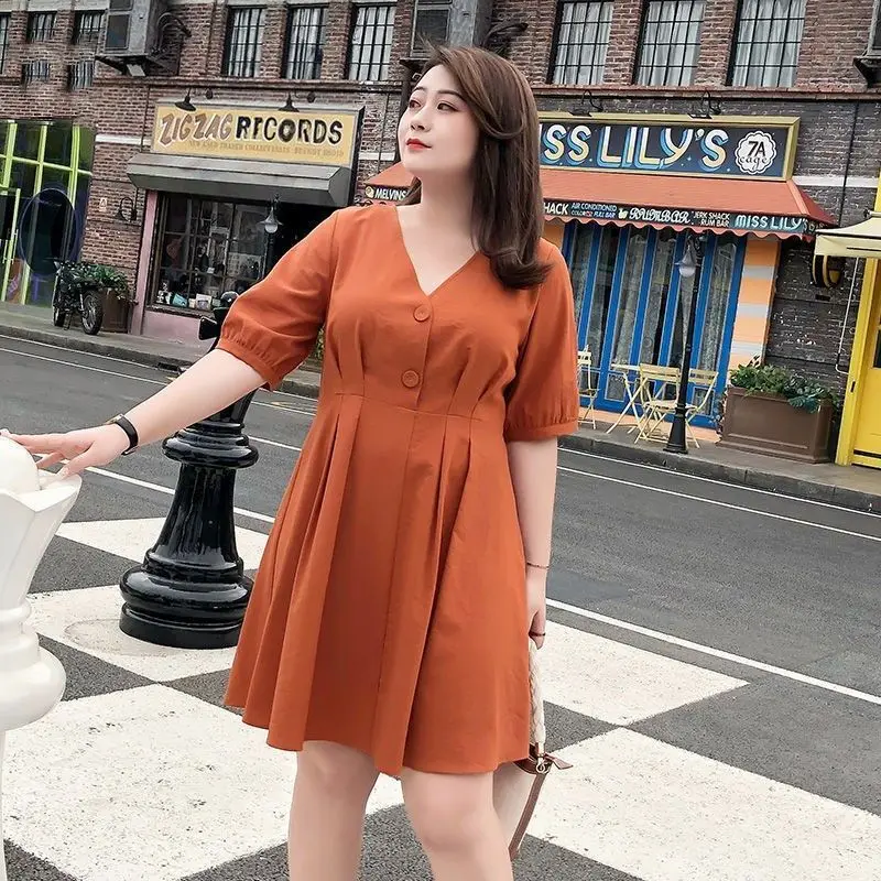 Fat sister plus size women's traf slimming 2021 Korean version of belly dress age reduction y2k summer
Fat sister plus size women's traf slimming 2021 Korean version of belly dress age reduction y2k summer
