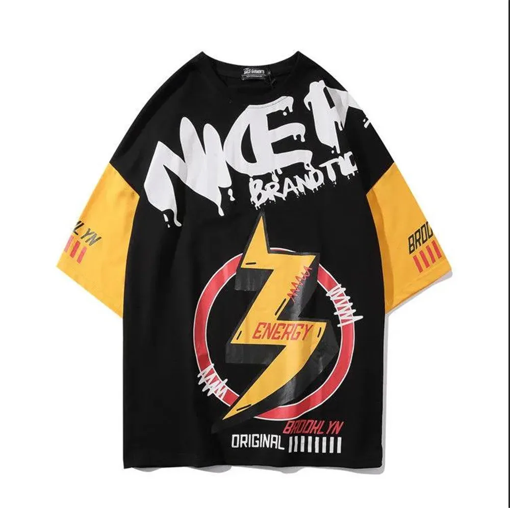Cool Patchwork Tshirt Streetwear Casual Loose Cartoon T shirt Funny High Street Top Tees Hip Hop Japan Harajuku Kawaii T shirt
Cool Patchwork Tshirt Streetwear Casual Loose Cartoon T shirt Funny High Street Top Tees Hip Hop Japan Harajuku Kawaii T shirt