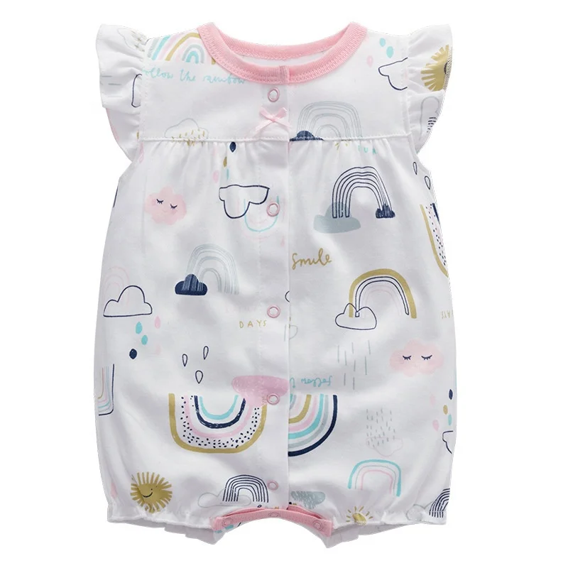 Hot sale baby girls romper floral printing wide size cool ruffle sleeveless short pants ruffle kids baby rompers clothes 
Hot sale baby girls romper floral printing wide size cool ruffle sleeveless short pants ruffle kids baby rompers clothes