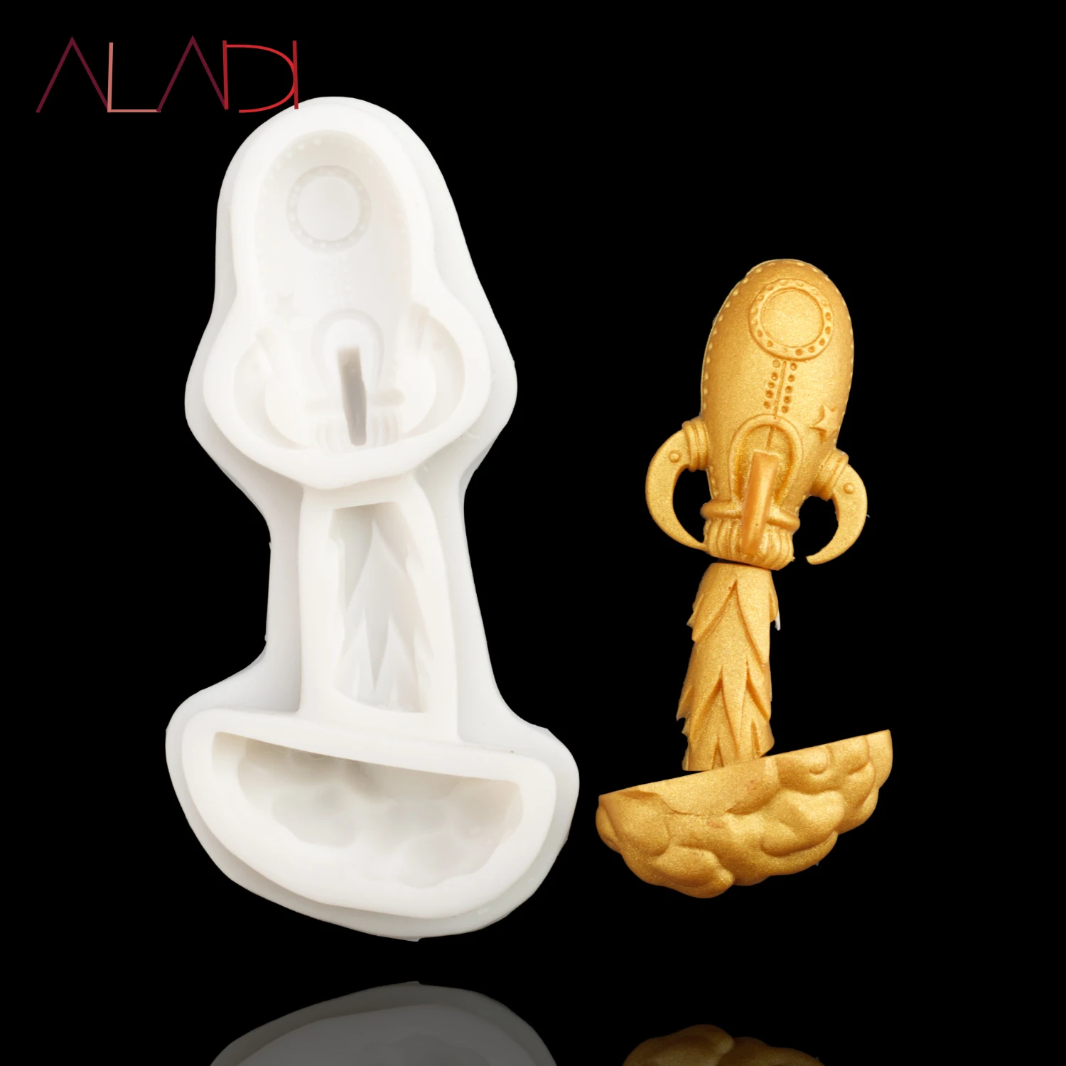 Rocket Silicone Molds, Used To Decorate Fondant, Cupcakes, Sugar Machines, Biscuits, Candies, Cards And Clay Bakeware ToolsAD102
Rocket Silicone Molds, Used To Decorate Fondant, Cupcakes, Sugar Machines, Biscuits, Candies, Cards And Clay Bakeware ToolsAD102