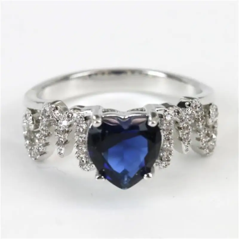 Фото Женское кольцо из стерлингового серебра 925 пробы с циркониевым - купить
