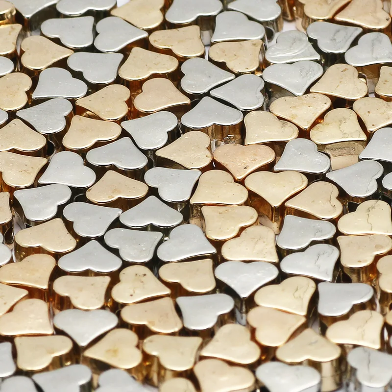 200pcs 6mm Gold Silver Color Heart Shape CCB Beads Loose Spacer Beads Charms Beads For Jewelry Making Diy Bracelet Accessories 
200pcs 6mm Gold Silver Color Heart Shape CCB Beads Loose Spacer Beads Charms Beads For Jewelry Making Diy Bracelet Accessories