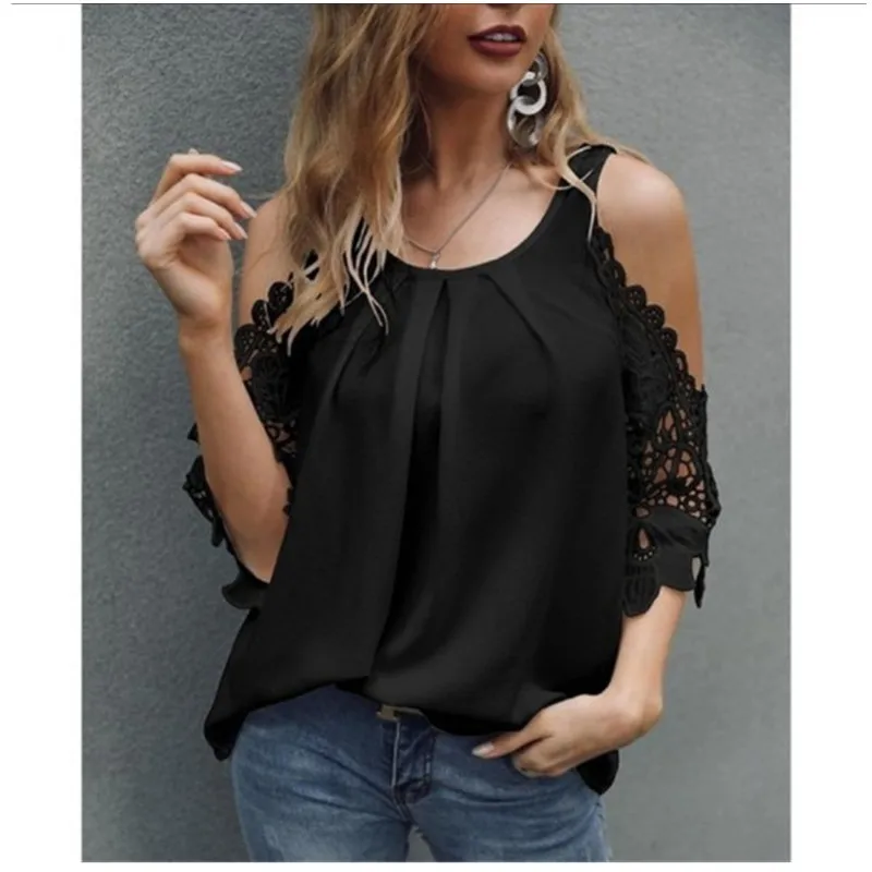 New Womens Summer Fashion Sexy Tops Solid Color Chiffon Loose O-Neck Off Shoulder Short Sleeve 5xl T-Shirt 
New Womens Summer Fashion Sexy Tops Solid Color Chiffon Loose O-Neck Off Shoulder Short Sleeve 5xl T-Shirt
