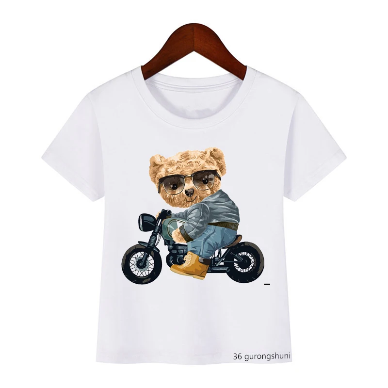 2022 футболка для мальчиков и девочек детская одежда с забавным мультяшным принтом