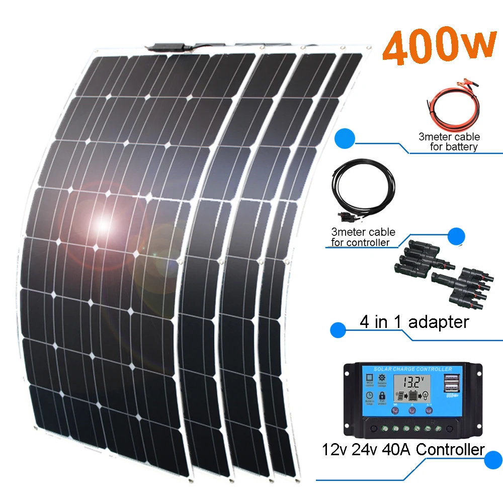 solar panel 12v 300w 100w 200w 400w flexible photovoltaic system kit solar cell battery charger for auto car boat camping 1000w
solar panel 12v 300w 100w 200w 400w flexible photovoltaic system kit solar cell battery charger for auto car boat camping 1000w