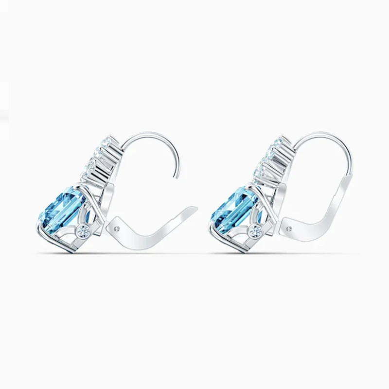 SWA 2020 New Exquisite And Dazzling Sparkling Necklace Set, Luxurious Blue White Crystals For A Romantic Wedding Gift For Wife
SWA 2020 New Exquisite And Dazzling Sparkling Necklace Set, Luxurious Blue White Crystals For A Romantic Wedding Gift For Wife