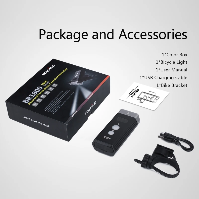 TOWILD Professional 1800 Lumens Bicycle Light Power Bank Waterproof USB Rechargeable Bike Light Flashlight bike accessories
TOWILD Professional 1800 Lumens Bicycle Light Power Bank Waterproof USB Rechargeable Bike Light Flashlight bike accessories