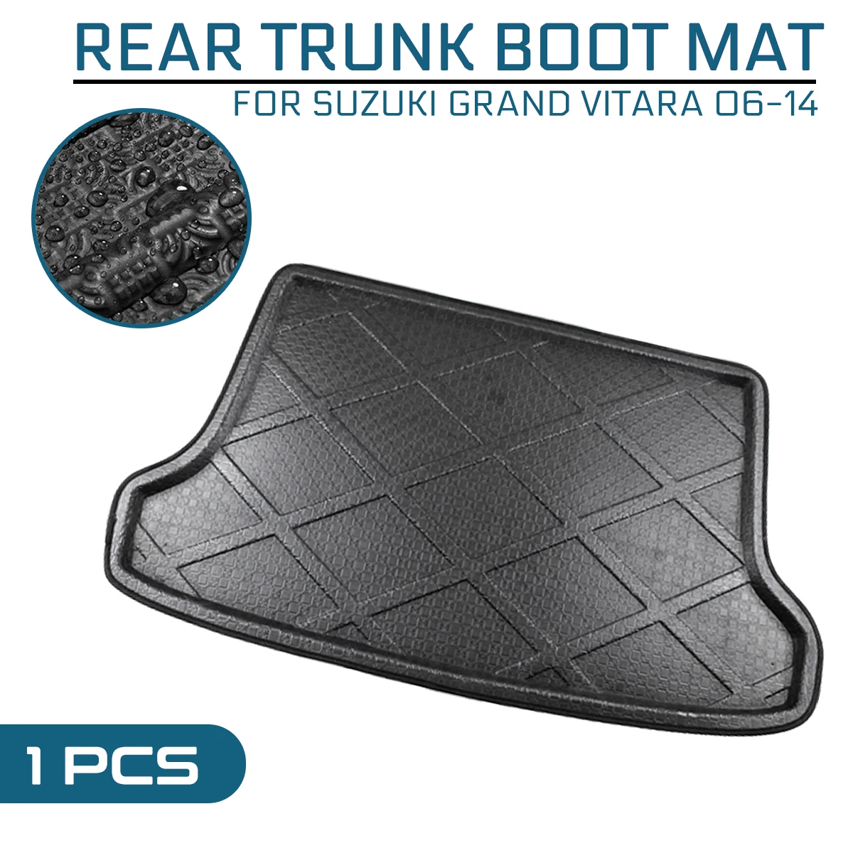 Car Floor Mat Carpet Rear Trunk Anti-mud Cover For Suzuki Grand Vitara 2006 2007 2008 2009 2010-2014 | Anti-dirty Pad