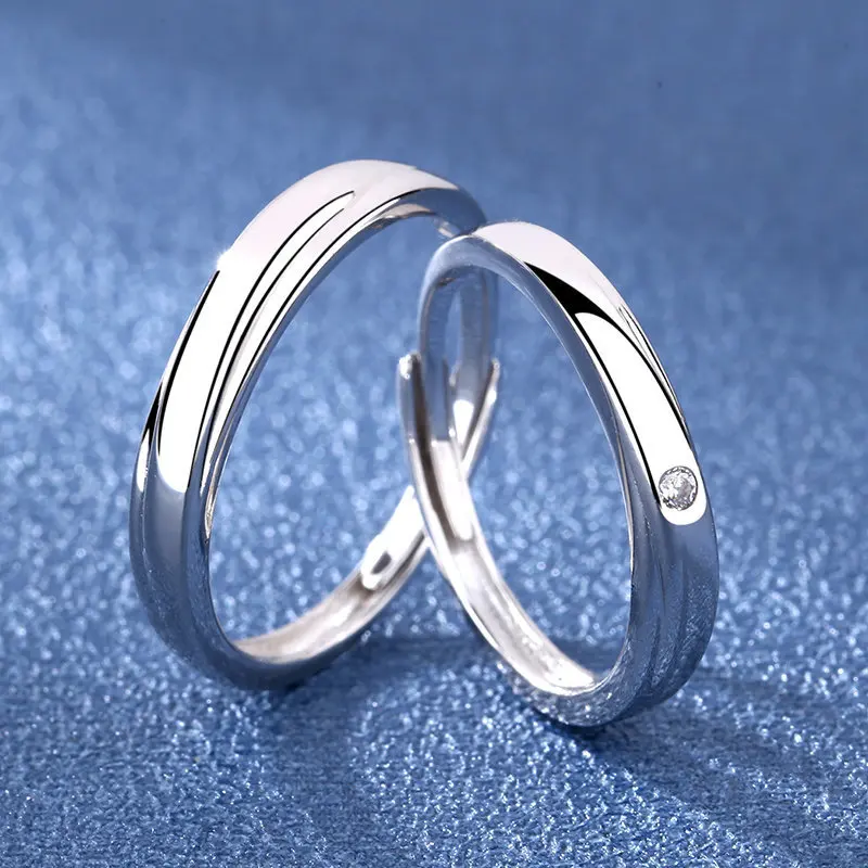 Couple Wedding Ring For Women Open Cuff Zircon Fashion Finger Engagement Bridal Lover Heart Jewelry 2 PCS/Set Cross Anillos Gift
Couple Wedding Ring For Women Open Cuff Zircon Fashion Finger Engagement Bridal Lover Heart Jewelry 2 PCS/Set Cross Anillos Gift