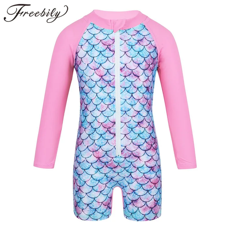 Baby Girl's Swimsuit Bathing Suit Long Sleeves Rash Guards Mermaid Fish Sales Pattern Printed Rash Guard Swimsuits Kids Swimwear
Baby Girl's Swimsuit Bathing Suit Long Sleeves Rash Guards Mermaid Fish Sales Pattern Printed Rash Guard Swimsuits Kids Swimwear