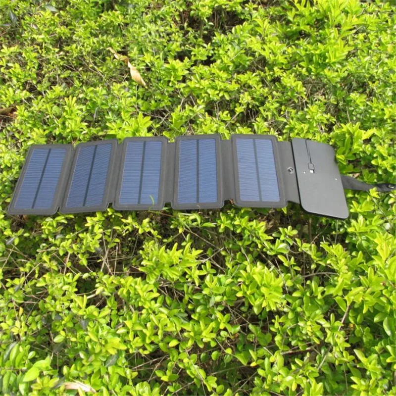 Зарядное устройство на солнечных батареях KERNUAP 20 Вт складное 5 В 2 1 А USB-выход