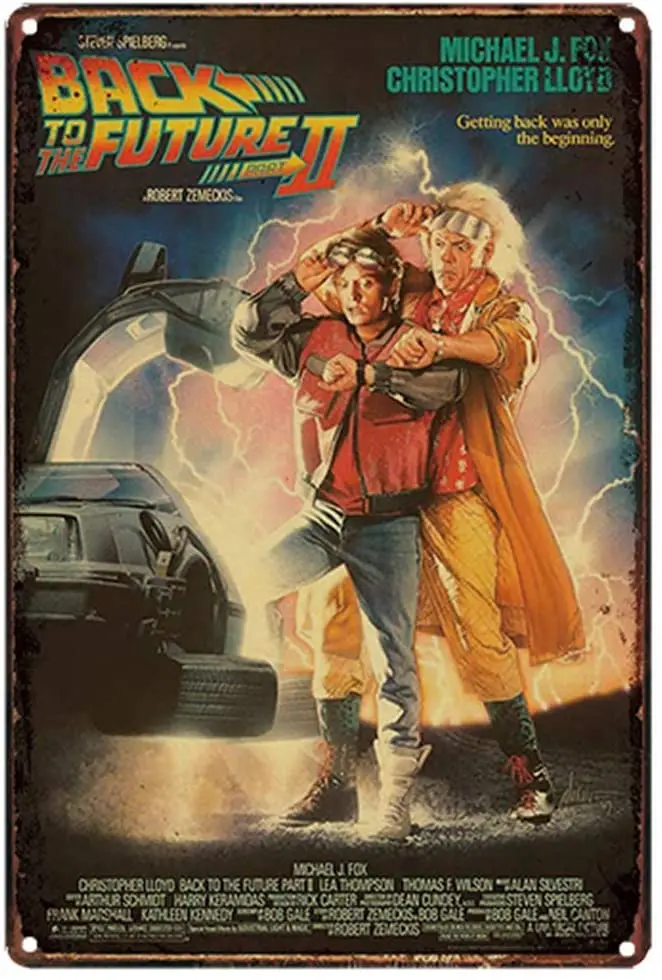 Back to The Future Movie Poster Rustic Retro Style Vintage Metal Sign Wall Decor for Home Bar Coffee Man Kitchen Farm Garage
Back to The Future Movie Poster Rustic Retro Style Vintage Metal Sign Wall Decor for Home Bar Coffee Man Kitchen Farm Garage