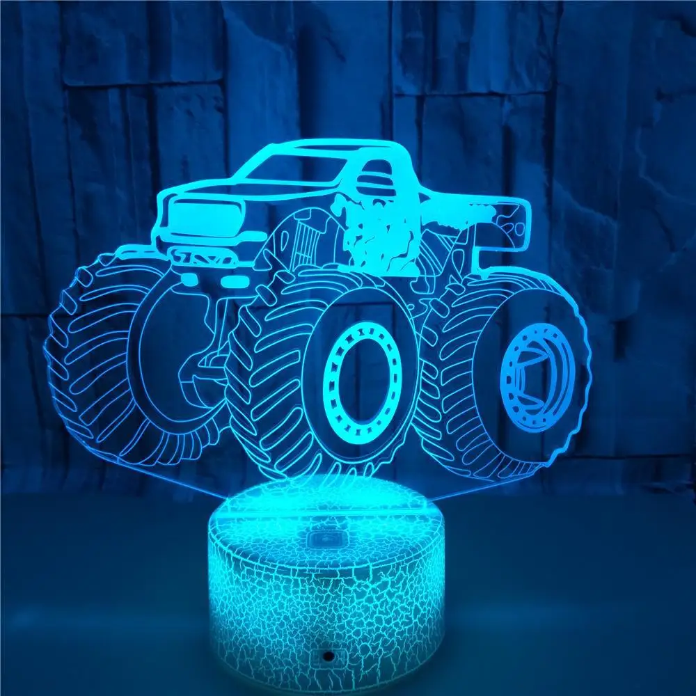 Хит продаж, креативная Модель 3D трактора, ночные светильники с трещинами, цветной сенсорный пульт дистанционного управления, подарок, ночни...
Хит продаж, креативная Модель 3D трактора, ночные светильники с трещинами, цветной сенсорный пульт дистанционного управления, подарок, ночни...