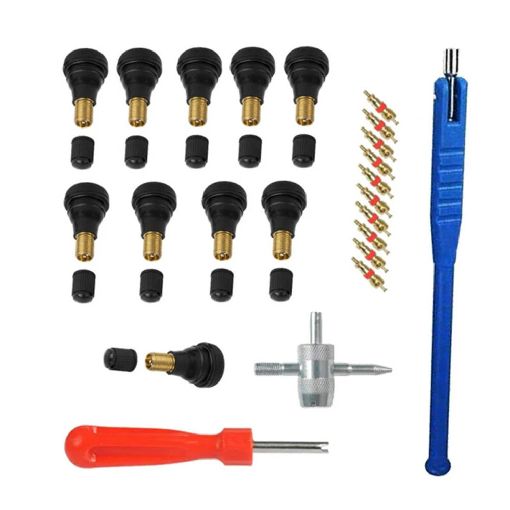 23pcs 4 Way Tire Repair Tool Kit +Core Remover +Stem Puller Brand New High Quality
23pcs 4 Way Tire Repair Tool Kit +Core Remover +Stem Puller Brand New High Quality
