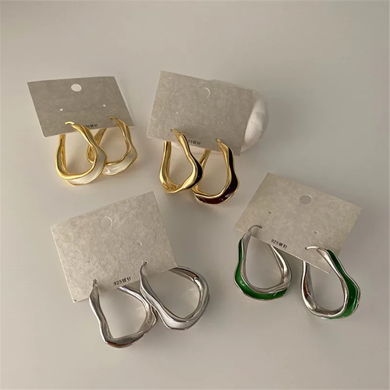 Irregular Glaze Metal Earrings Irregular Glaze Metal Earrings South Korean Style Personality Fashion Retro Geometric Earrings
Irregular Glaze Metal Earrings Irregular Glaze Metal Earrings South Korean Style Personality Fashion Retro Geometric Earrings