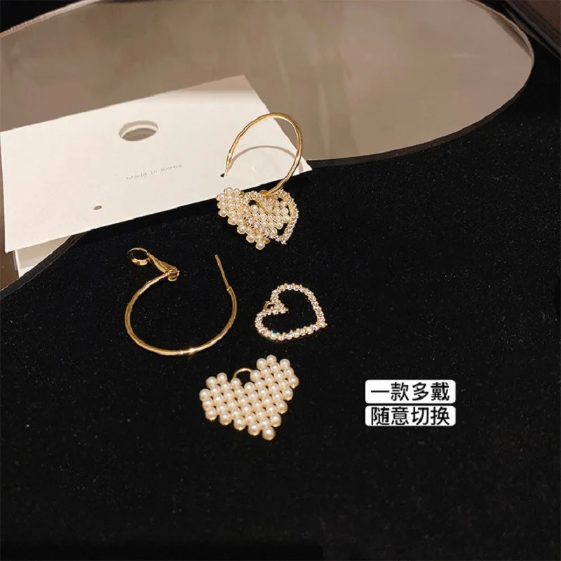 2020 New Trendy Women's Earrings Cute Sweet Heart Pearl Multi-style Earrings For Women Bride's Wedding Jewelry Party Wholesale
2020 New Trendy Women's Earrings Cute Sweet Heart Pearl Multi-style Earrings For Women Bride's Wedding Jewelry Party Wholesale