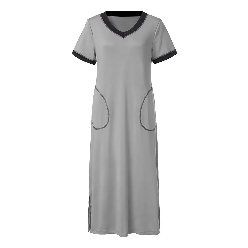 Plus Size Ladies Nightdress Womens Nightshirt Short Sleeve Nightgown Ultra-Soft Full Length Sleepwear Dress Casual Home Dress
Plus Size Ladies Nightdress Womens Nightshirt Short Sleeve Nightgown Ultra-Soft Full Length Sleepwear Dress Casual Home Dress