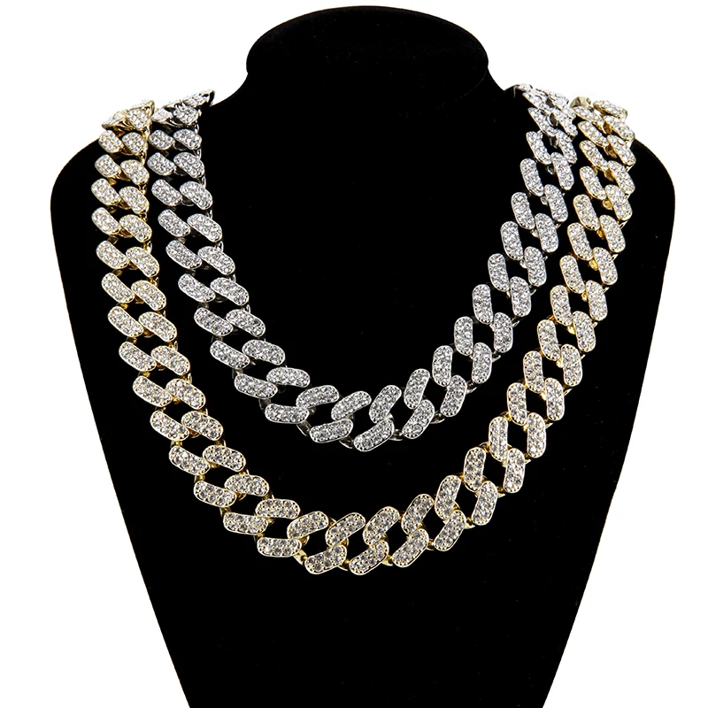 1 New Fashion Charm Bijoux Color Men Bracelet Iced Out Bling Rhinestone Miami Cuban Link Chain Necklace Hip Hop Jewelry Gift
1 New Fashion Charm Bijoux Color Men Bracelet Iced Out Bling Rhinestone Miami Cuban Link Chain Necklace Hip Hop Jewelry Gift