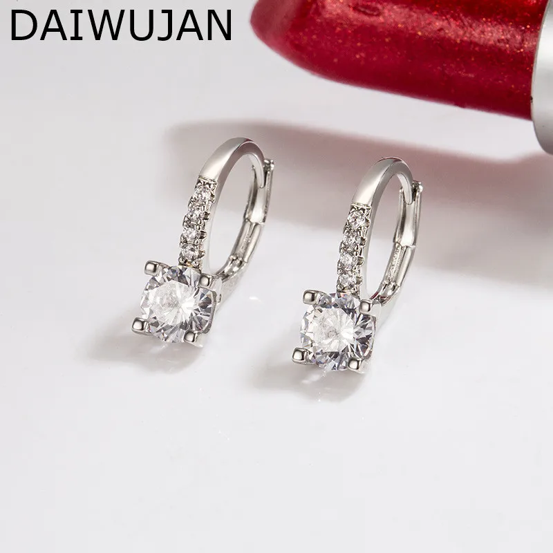 Классические женские серьги DAIWUJAN из стерлингового серебра 925 пробы, свадебные украшения
Классические женские серьги DAIWUJAN из стерлингового серебра 925 пробы, свадебные украшения