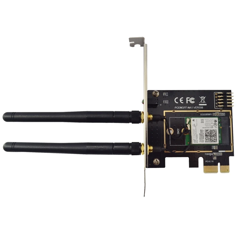 M.2 Wifi адаптер M2 Ngff ключ A-E для Mini Pci Express Raiser PCI-E 1X NGFF Беспроводная поддержка 2230 2242 Pcie
