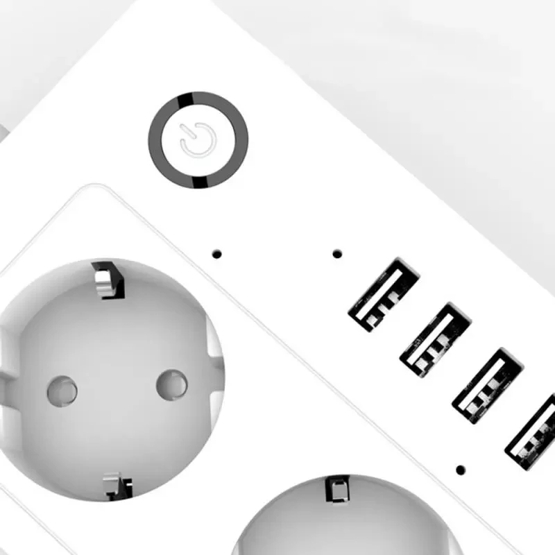 Smart Home Power Strip WIFI Electrical Socket Wireless Power Strip Remote Control 4USB 3 Outlet Plug For Alexa Google Home IFTTT
Smart Home Power Strip WIFI Electrical Socket Wireless Power Strip Remote Control 4USB 3 Outlet Plug For Alexa Google Home IFTTT