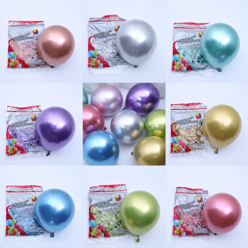10 Inch 20pcs Metal Balloons Chrome Balloons Party Birthday Decoration Decoration Balloons
10 Inch 20pcs Metal Balloons Chrome Balloons Party Birthday Decoration Decoration Balloons