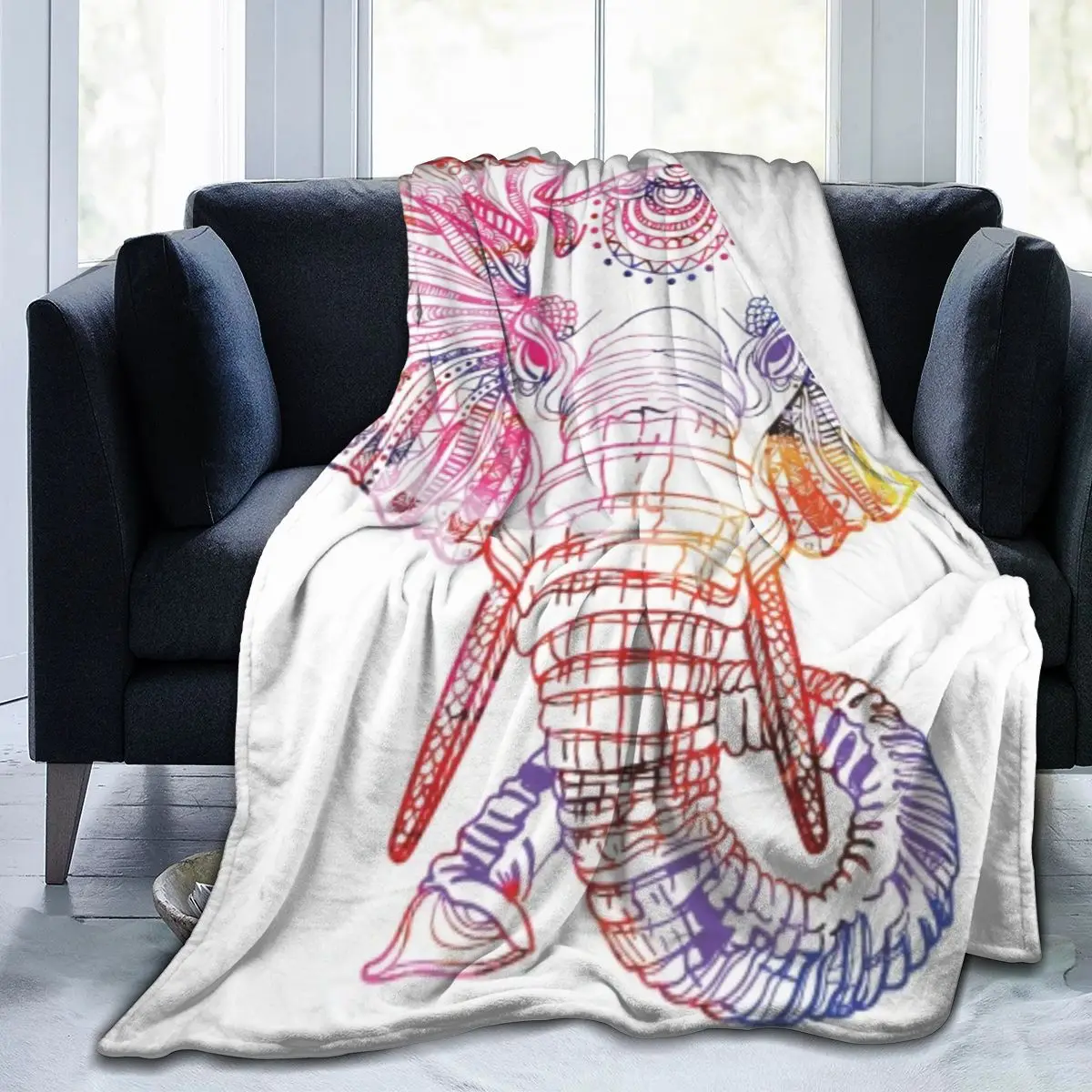 Elephant Mandala Pattern Fleece Plush Throw Blanket For Sofa Bed Mandala Lotus India Style Decorative Home Dropship Wholesale
Elephant Mandala Pattern Fleece Plush Throw Blanket For Sofa Bed Mandala Lotus India Style Decorative Home Dropship Wholesale