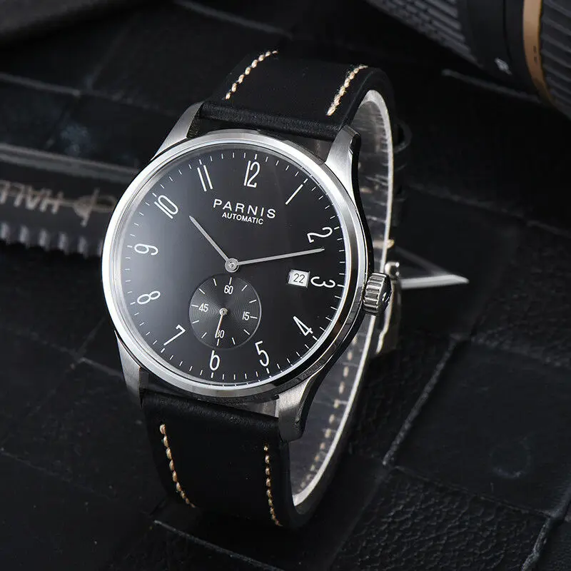 Men's Watch 42mm PARNIS Arabic Numeral Dial Stainless Steel Case Date Window ST1731 Automatic Men's Watch 
Men's Watch 42mm PARNIS Arabic Numeral Dial Stainless Steel Case Date Window ST1731 Automatic Men's Watch