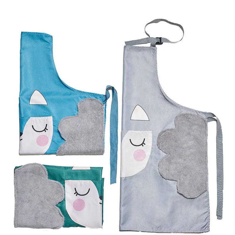 2021new Home Kitchen Cartoon Fox Waterproof Peach Skin Fabric Kitchen Apron Sleeveless Halter Hand Wiping Women's Apron 
2021new Home Kitchen Cartoon Fox Waterproof Peach Skin Fabric Kitchen Apron Sleeveless Halter Hand Wiping Women's Apron