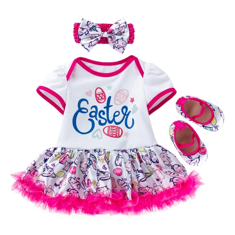 Newborn Girl Easter Clothes Set Fashion Princess Dress+Shoes+Headwear 3PCS Infantil Toddler 0-24 Months Girl Baby Clothing Set
Newborn Girl Easter Clothes Set Fashion Princess Dress+Shoes+Headwear 3PCS Infantil Toddler 0-24 Months Girl Baby Clothing Set