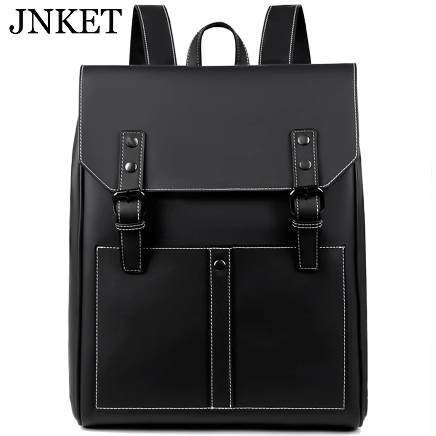 JNKET Fashion Men PU Leather Business Backpacks Retro Pack Large Capacity Travel Backpacks
JNKET Fashion Men PU Leather Business Backpacks Retro Pack Large Capacity Travel Backpacks