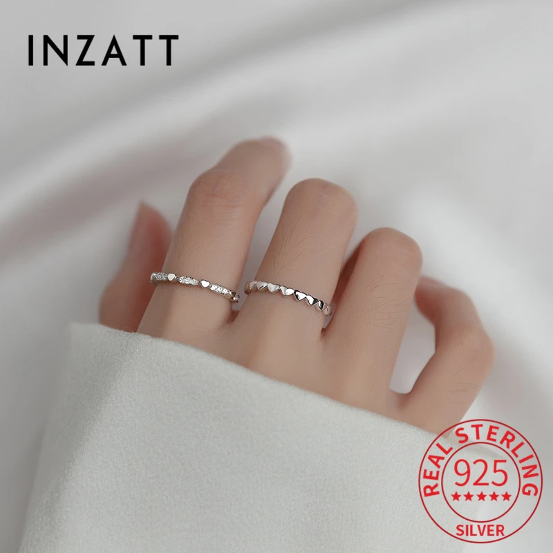 INZATT Real 925 Sterling Zircon Heart Adjustable Ring For Women Party Cute Fine Jewelry Minimalist Accessories Drop shipping
INZATT Real 925 Sterling Zircon Heart Adjustable Ring For Women Party Cute Fine Jewelry Minimalist Accessories Drop shipping