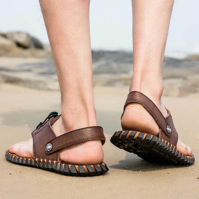 Sandali Da Uomo Sandals Shoes Men Summer Breathable Men's Leather Sneakers Sandale Homme Ete Flip Flops For
Sandali Da Uomo Sandals Shoes Men Summer Breathable Men's Leather Sneakers Sandale Homme Ete Flip Flops For