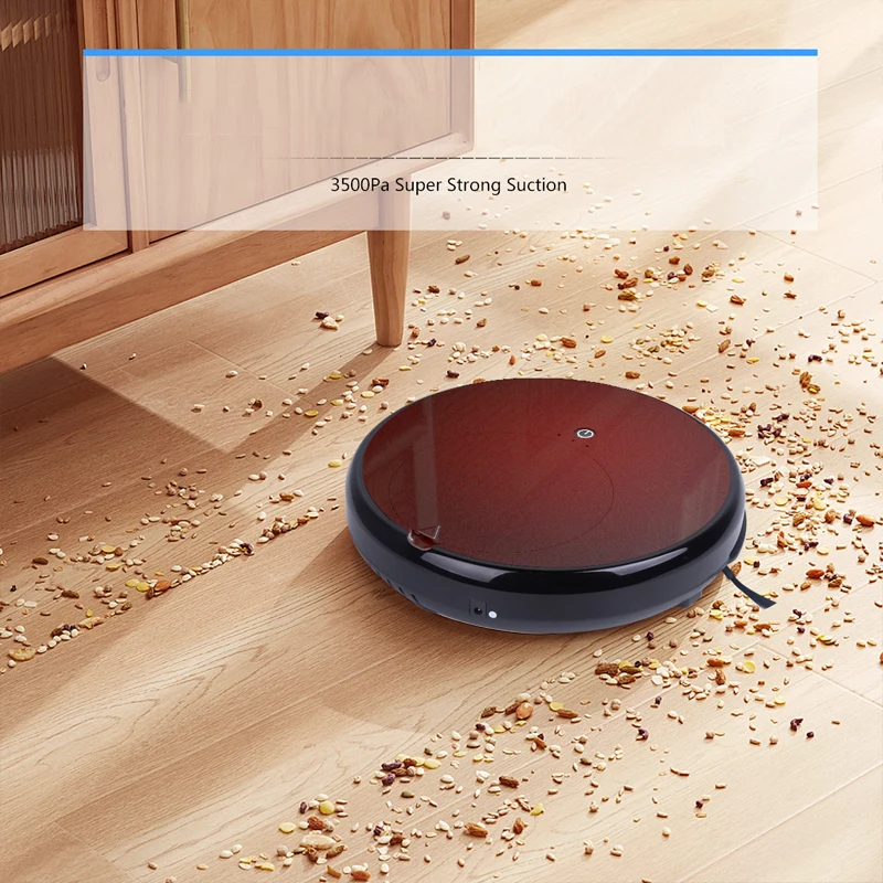 WiFi App 3000Pa Suction Voice Control 180ML WaterTank Intelligent Vacuum Cleaner Sweeping Robot
WiFi App 3000Pa Suction Voice Control 180ML WaterTank Intelligent Vacuum Cleaner Sweeping Robot
