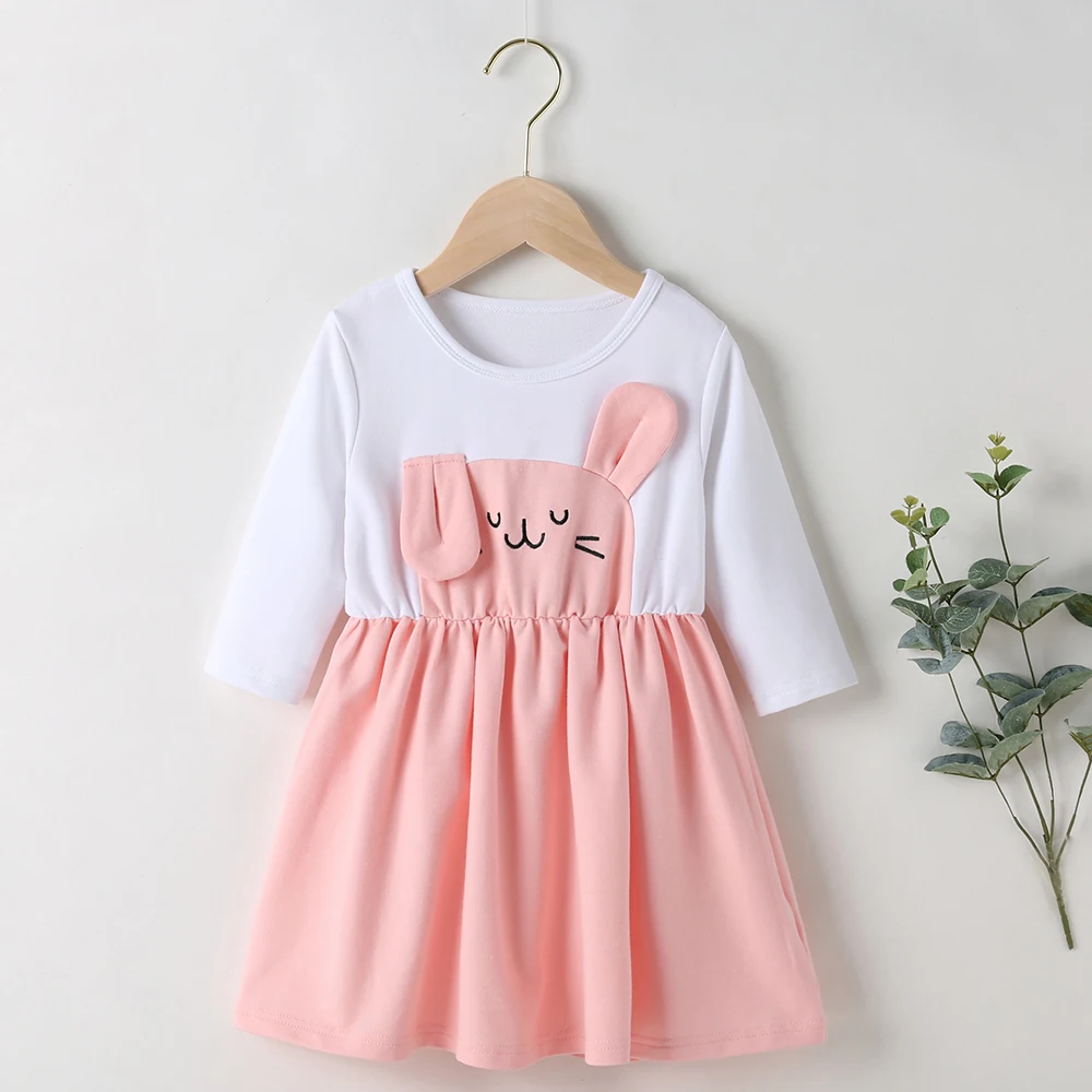 Winter 2021 Girls Dress Girls Cute Dress Long Sleeve O Neck Patchwork Pink Rabbiy Cute Streetwear Dresses Vestidos 18M-6T
Winter 2021 Girls Dress Girls Cute Dress Long Sleeve O Neck Patchwork Pink Rabbiy Cute Streetwear Dresses Vestidos 18M-6T