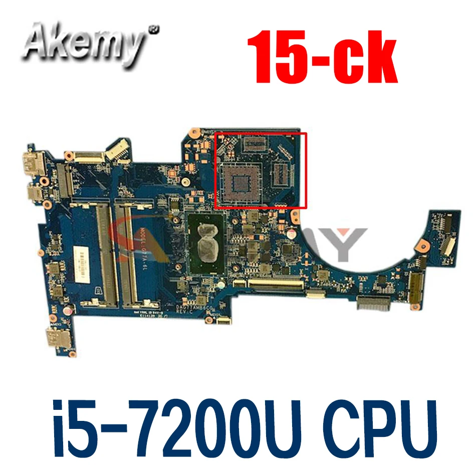 for HP Pavilion 15-ck Intel Core i5-7200U DDR4 Laptop pc motherboard DAG77AMB6C0 G77A L01689-601 notebook mainboard
for HP Pavilion 15-ck Intel Core i5-7200U DDR4 Laptop pc motherboard DAG77AMB6C0 G77A L01689-601 notebook mainboard