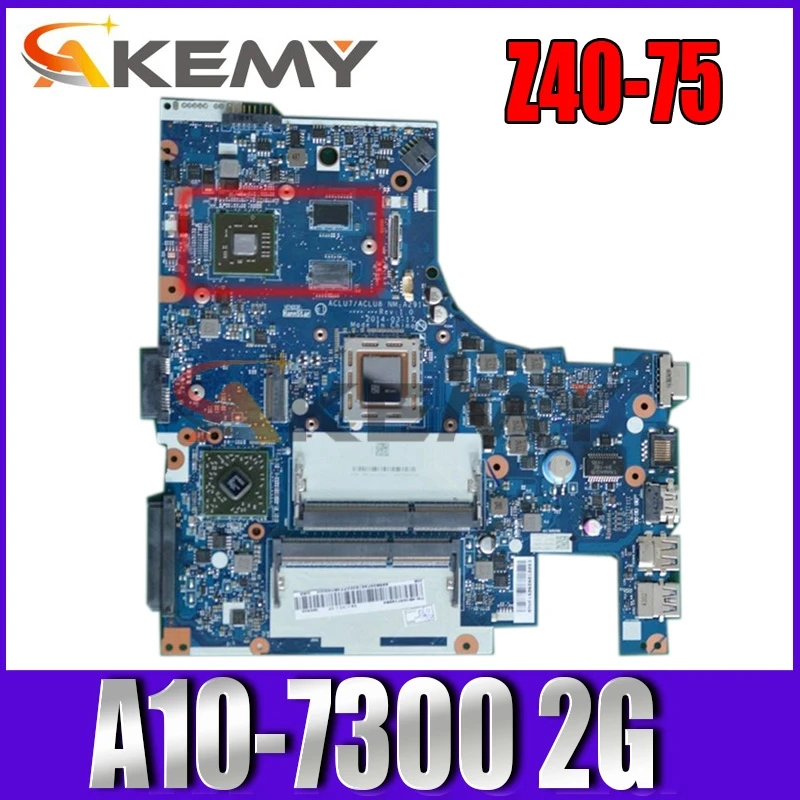 Z40-75 материнская плата для ноутбука A10-7300 DIS 2G номер 5B20F66796 5B20F66804
Z40-75 материнская плата для ноутбука A10-7300 DIS 2G номер 5B20F66796 5B20F66804