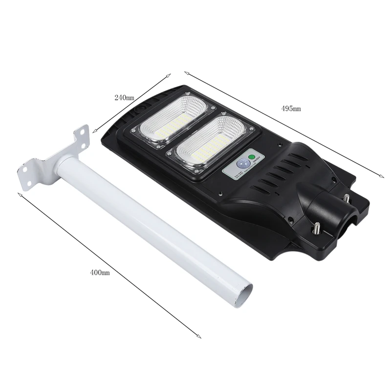 60W Solar Street Light Radars PIR Motion Sensor Light with Arm Waterproof Lamp for Park Garden Courtyard
60W Solar Street Light Radars PIR Motion Sensor Light with Arm Waterproof Lamp for Park Garden Courtyard