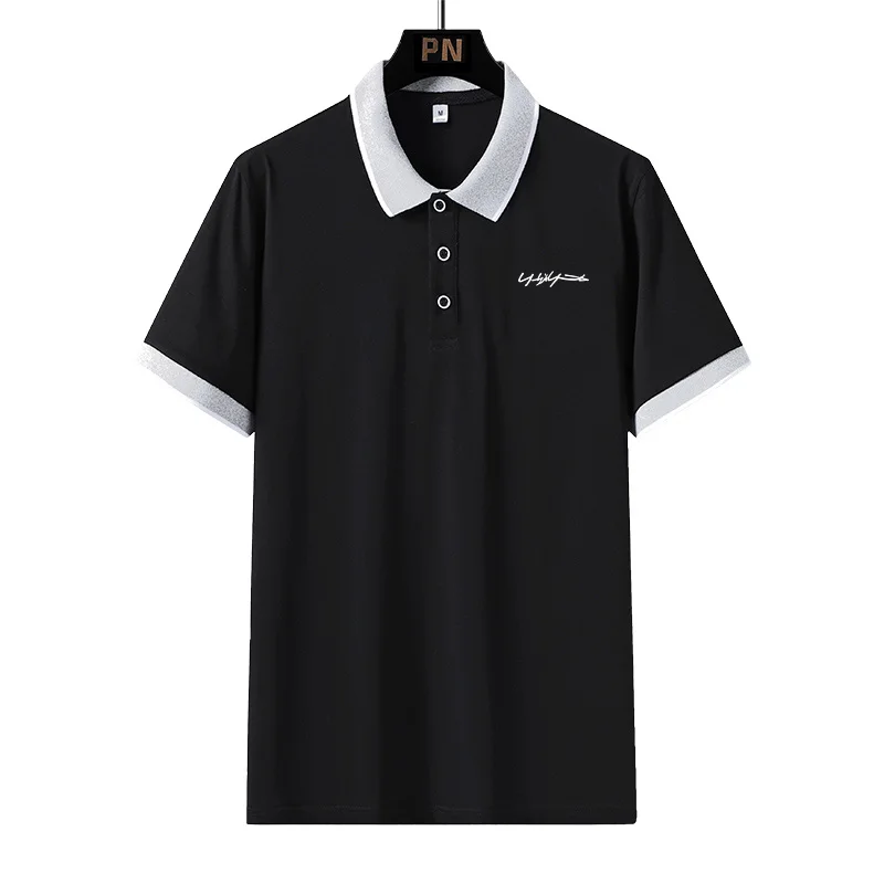 Summer Mens Polo Shirts New Top Design Patchwork Short Sleeve Turn Down Collar Casual Tops Fashion Man Clothing Business Shirt
Summer Mens Polo Shirts New Top Design Patchwork Short Sleeve Turn Down Collar Casual Tops Fashion Man Clothing Business Shirt