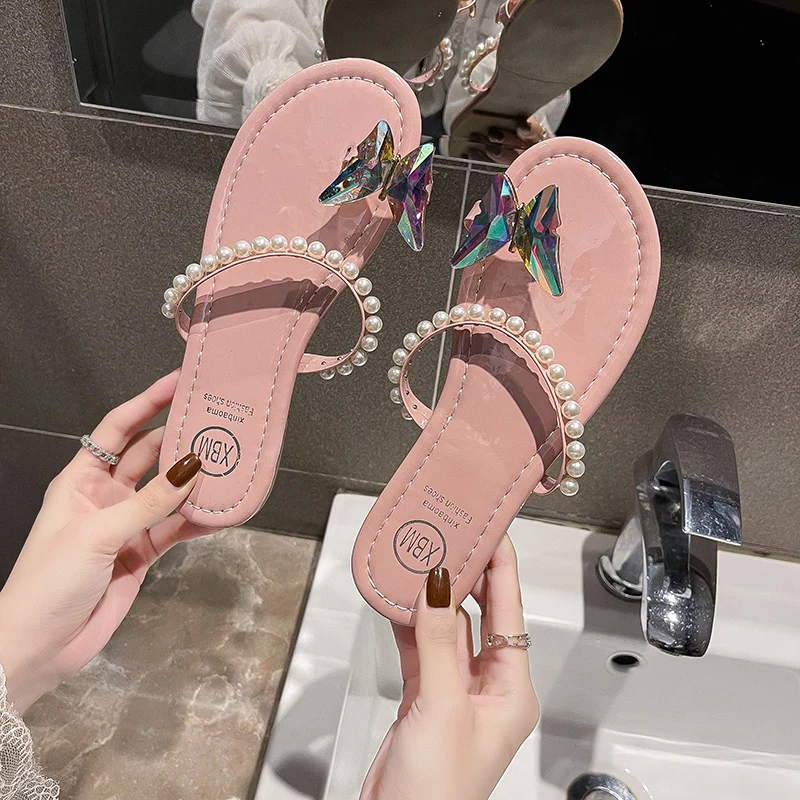 XIXIYIPIN 2021 New Fashion Pearls String Bead Flat Sexy Ldaies Slides Outdoor Beach Summer Sandals Women Slippers Flip Flops
XIXIYIPIN 2021 New Fashion Pearls String Bead Flat Sexy Ldaies Slides Outdoor Beach Summer Sandals Women Slippers Flip Flops