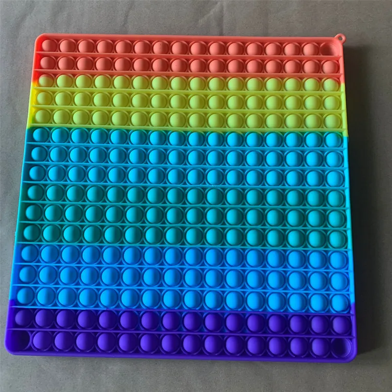 15-30cm Pop Fidget Reliver Stress Toys Rainbow Push It Bubble Antistress Toys Adult Children Sensory Toy To Relieve Autism
15-30cm Pop Fidget Reliver Stress Toys Rainbow Push It Bubble Antistress Toys Adult Children Sensory Toy To Relieve Autism