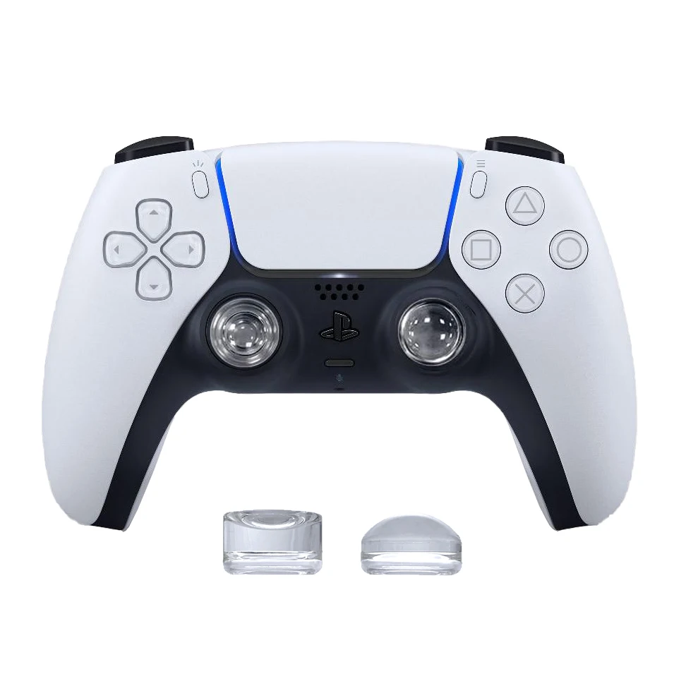 PS5 Joystick Grips Crystal Transparent Cpas Controller Move Motion For PS5/PS4 Transparent Silicone Thumb Grips Thumbsticks
PS5 Joystick Grips Crystal Transparent Cpas Controller Move Motion For PS5/PS4 Transparent Silicone Thumb Grips Thumbsticks