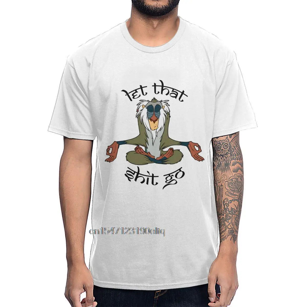 Lion King Rafiki Let That Shit Go T Shirt Men Graphic Round Neck Pure Cotton S-6XL Big Size T-shirt
Lion King Rafiki Let That Shit Go T Shirt Men Graphic Round Neck Pure Cotton S-6XL Big Size T-shirt